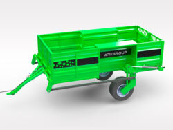 Причеп для перевезення та перевантаження свиней та худоби